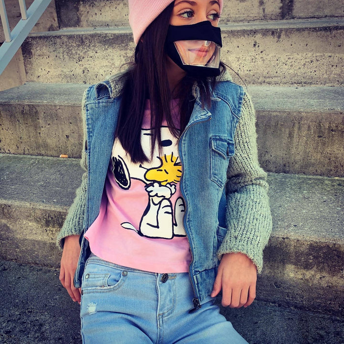 Masques à fenêtre transparente