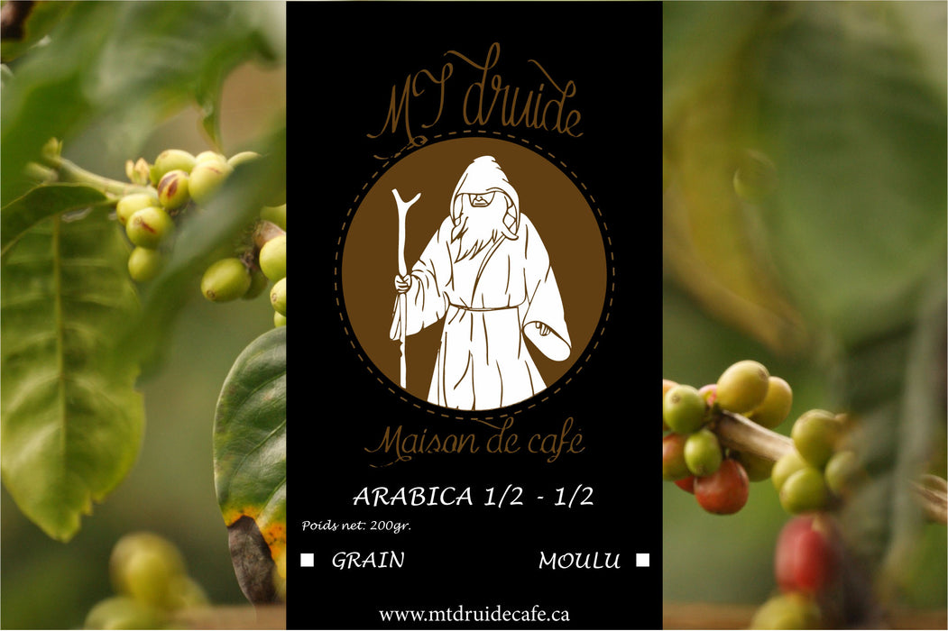 Arabica 1/2-1/2 (en grain)