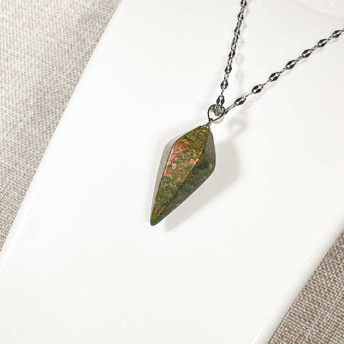 Sautoir « pierre naturelle »