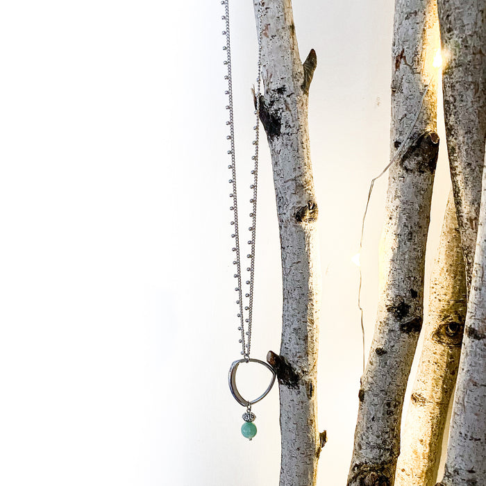 Sautoir « jade »