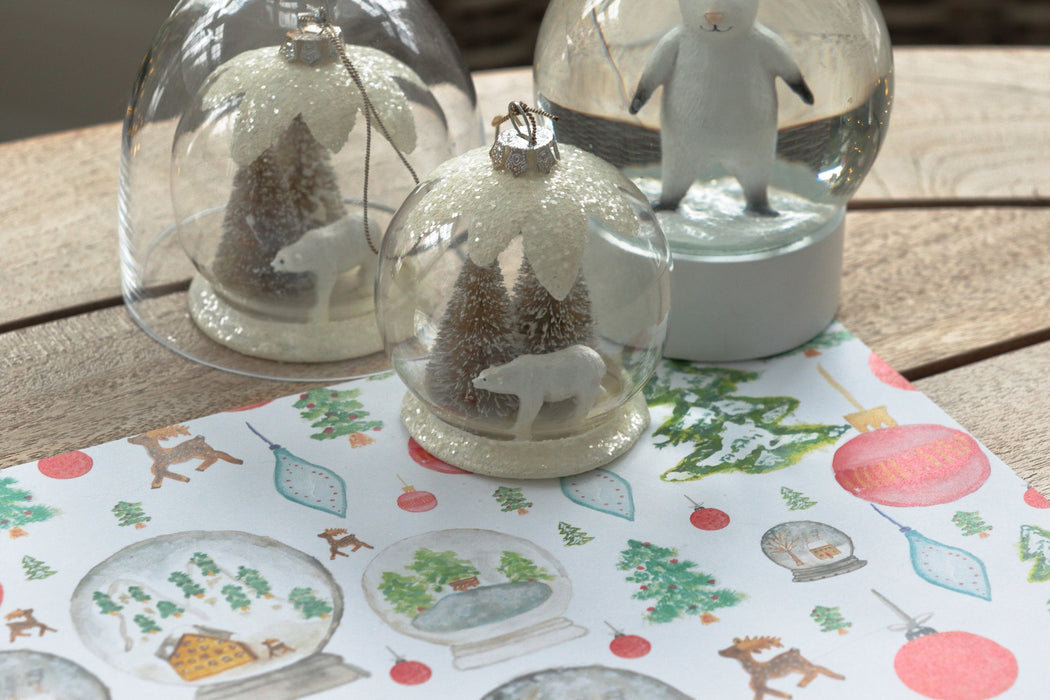 "noël vintage" / "vintage christmas" - napperons de papier / paper placemats