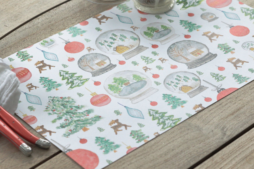 "noël vintage" / "vintage christmas" - napperons de papier / paper placemats