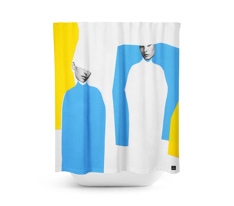 Rideau de douche conçu par Marin Blanc