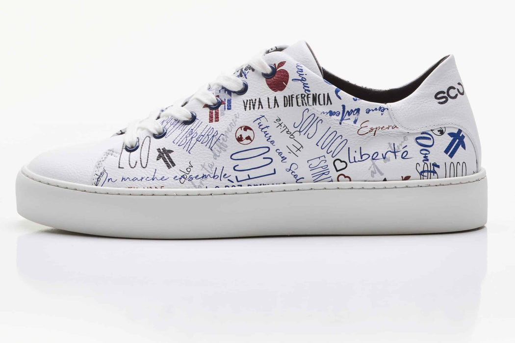 Sneakers dépareillés, véganes en "cuir" de pomme - modèle beloco pour femmes