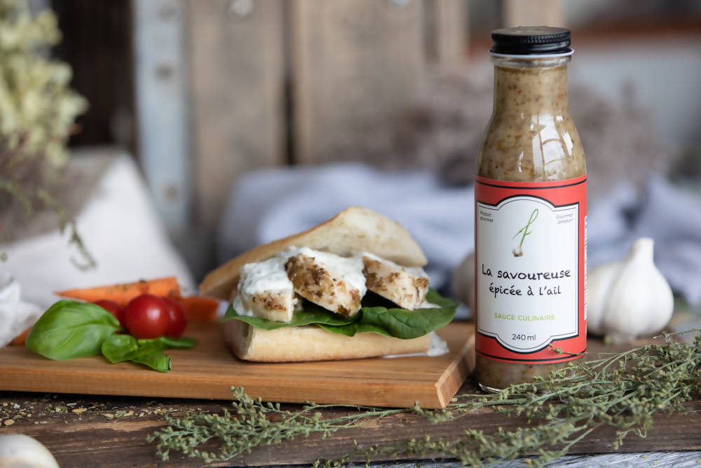 La savoureuse épicée à l'ail