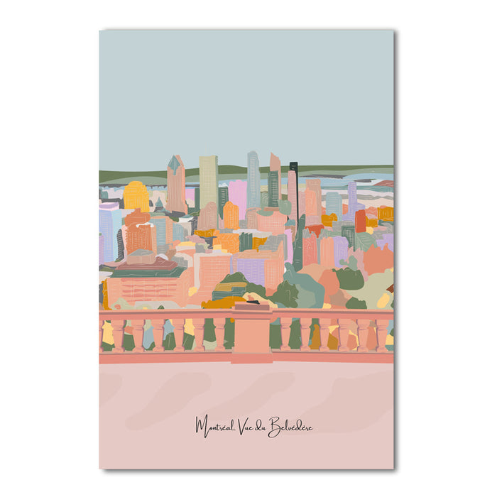 Montréal - vue du belvédère