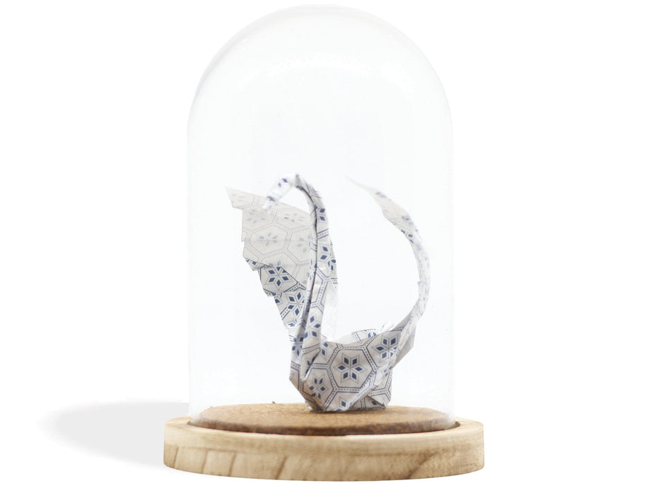 Cloche origami - cygne