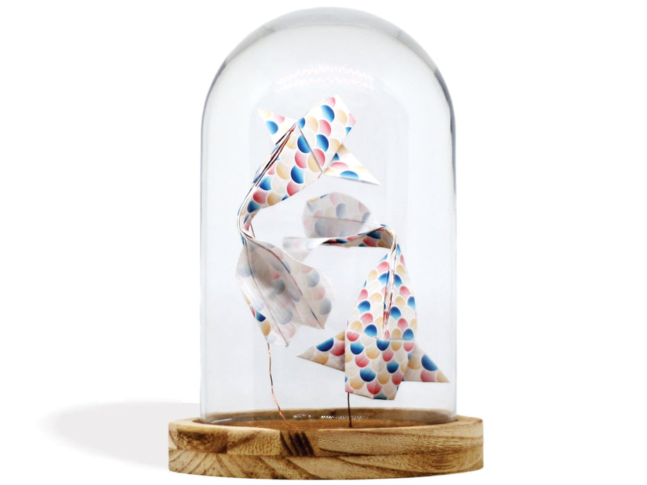 Cloche origami - carpes koï