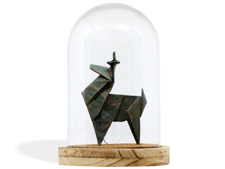 Cloche origami - renne