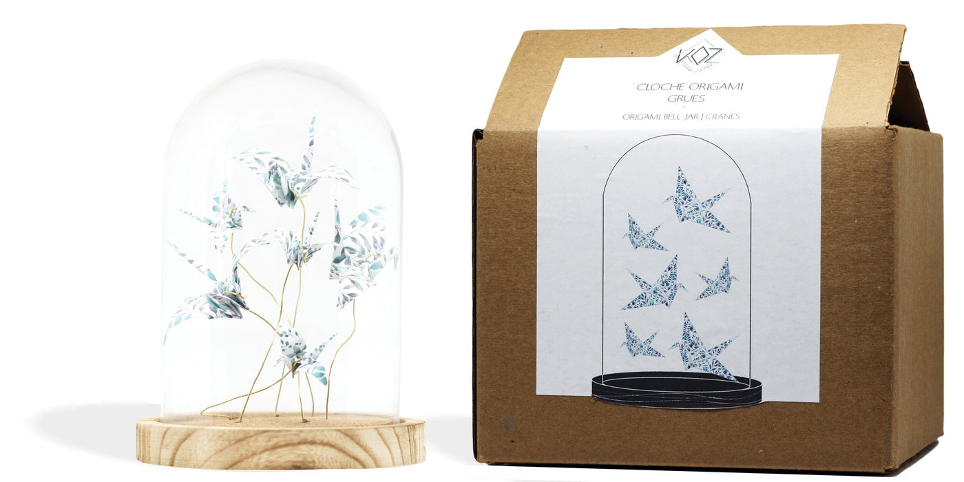 Cloche origami - grues