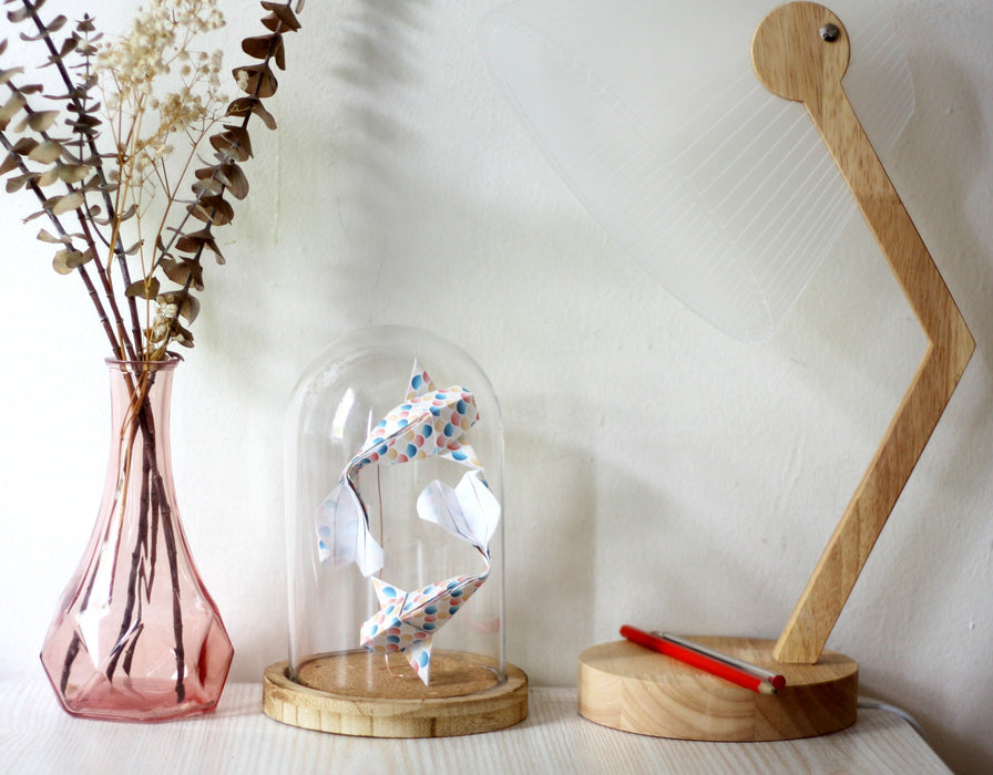 Cloche origami - carpes koï