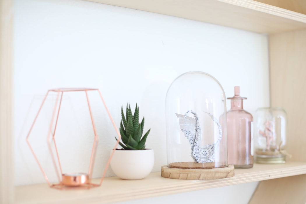 Cloche origami - cygne