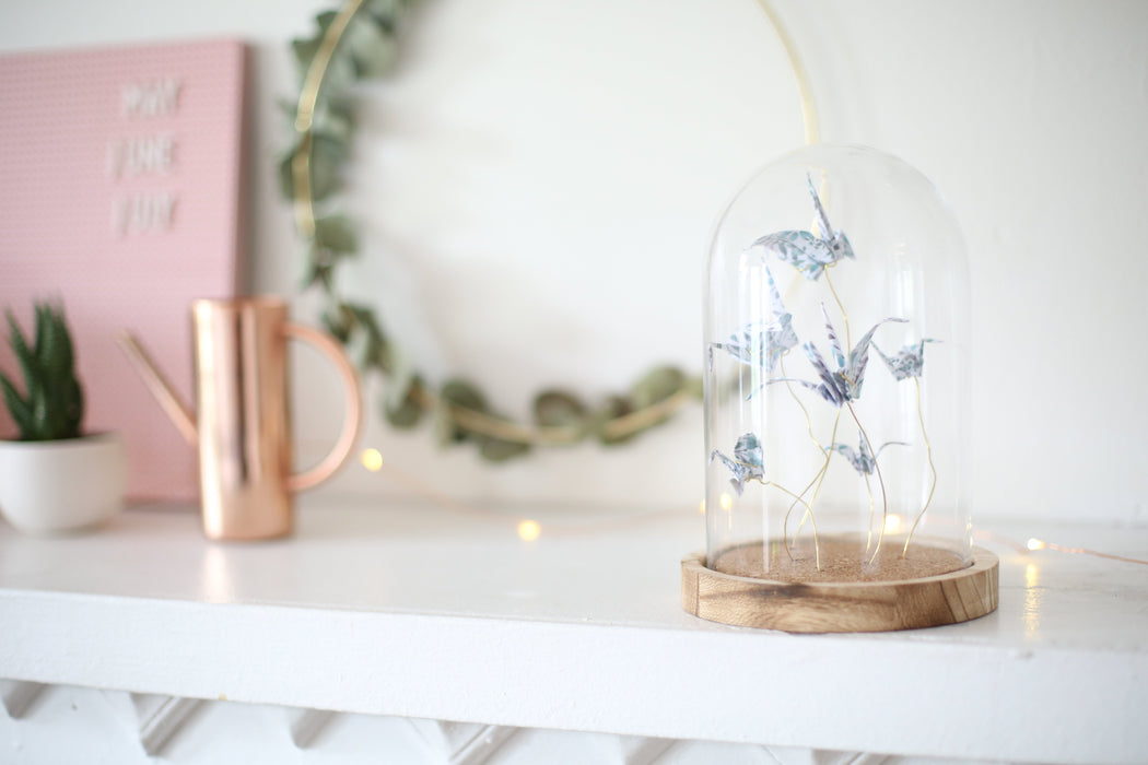 Cloche origami - grues