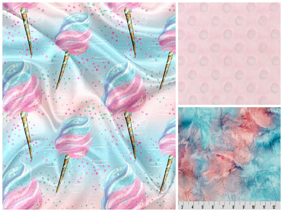 Doudou réconfort barbe à papa