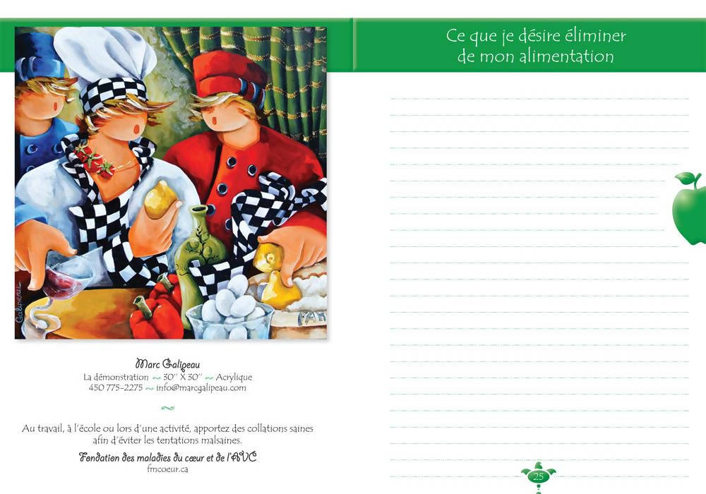 Carnet résolutions santé!