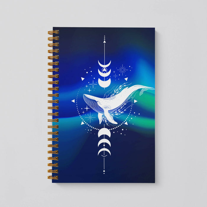 Cahier pointillé | baleine astrale