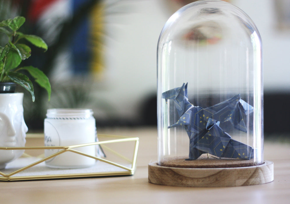 Cloche origami - dragon