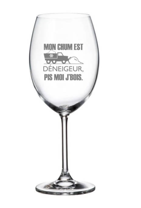 Verre à vin déneigeur