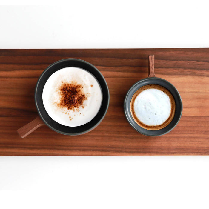 Tasse à café cappuccino en bois bu