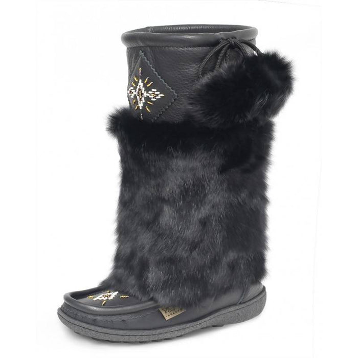 Mukluk 16", orlon, perlé, semelle italia noire