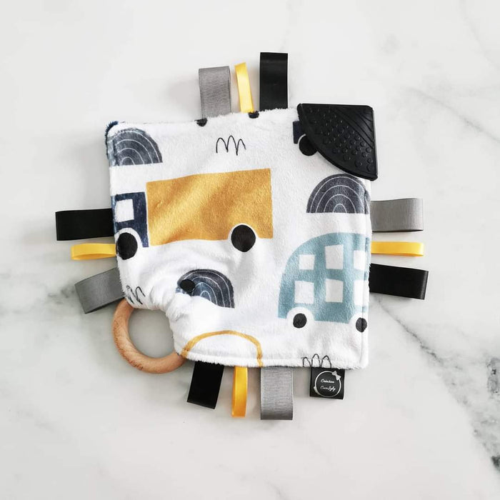 Doudou étiquettes de dentition voitures