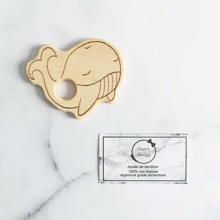 Jouet de dentition en bois 100% québécois