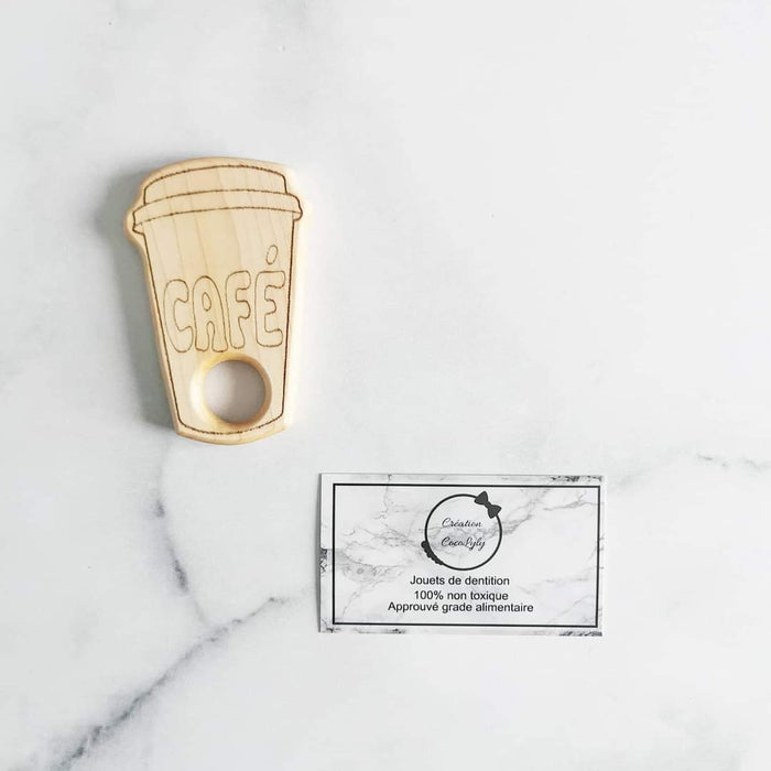 Jouet de dentition en bois 100% québécois