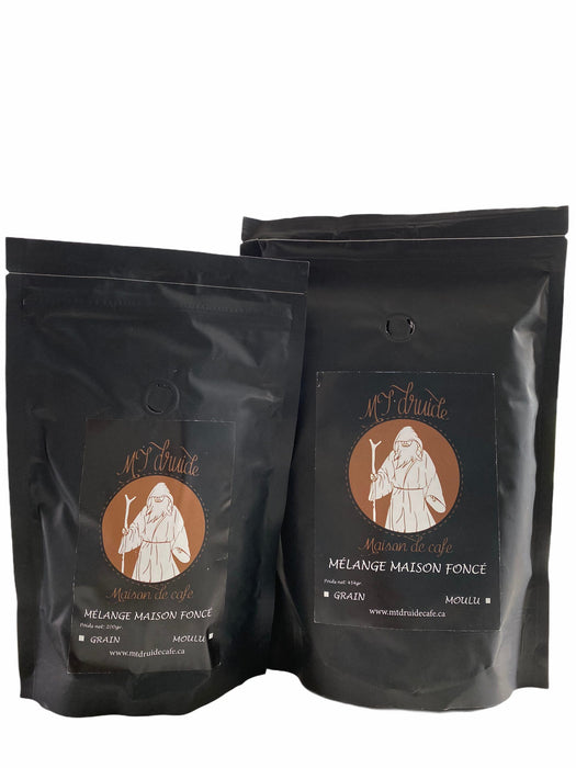 Mélange maison foncé (moulu)