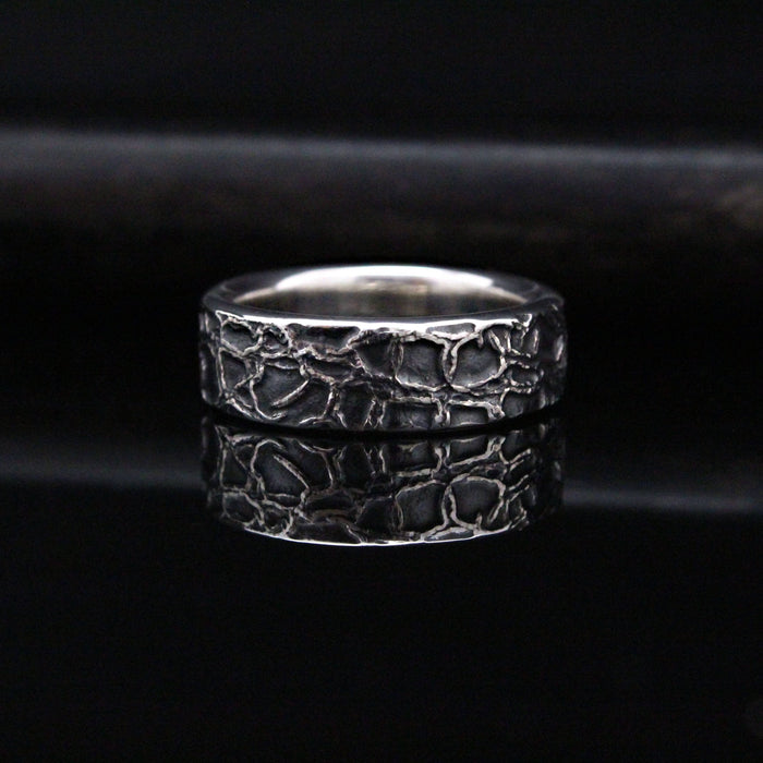 Bague jonc écaillé