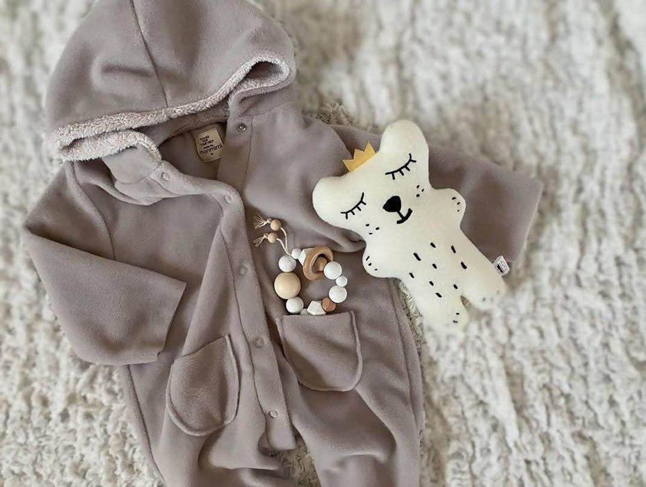 Peluche ours, doudou ours, doudou naissance, cadeau de naissance, ours polaire, the butter flying, doudou animal- doudou bebe-ours peluche