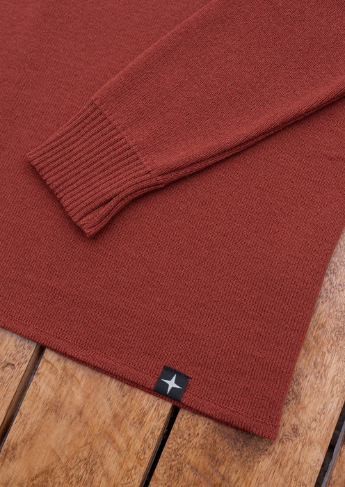 Gaël - chandail marin - rouille