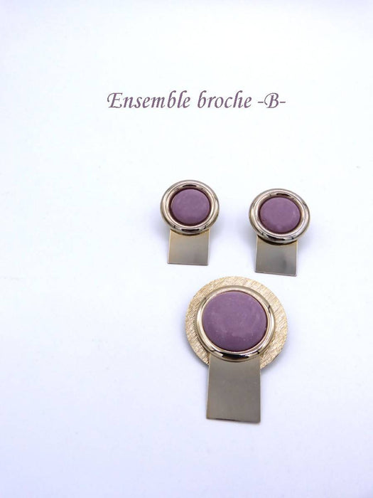 Ensemble broche -b-
