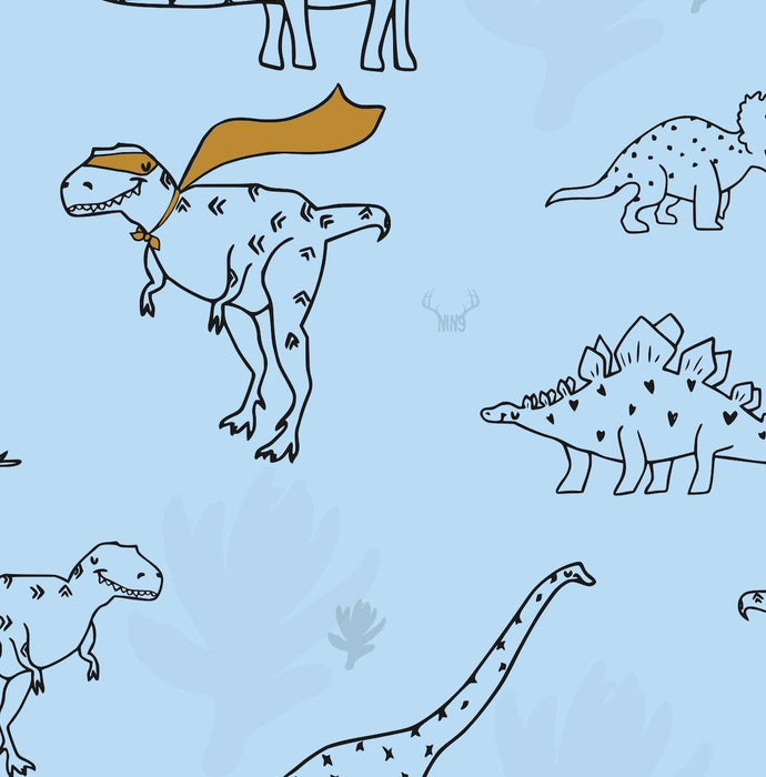 Masque barrière dino super héro