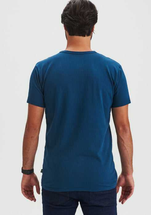 Pines oöm - t-shirt bleu non-genré