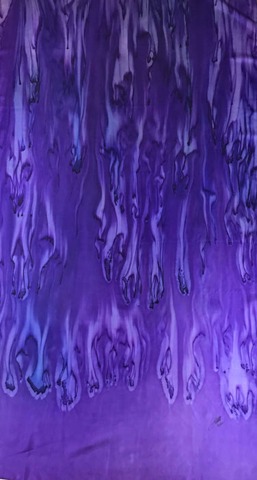 Paréo de soie coulé violet