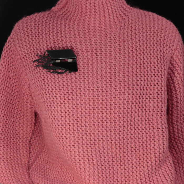 Broche unisexe/broche imposante pour manteau ou pull/unisexe et très contemporaine/broche pour homme /broche pour dame