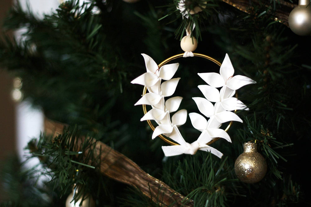 Bijou de sapin - couronne de blé