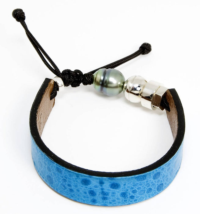 Bracelets en cuir de crapaud marin