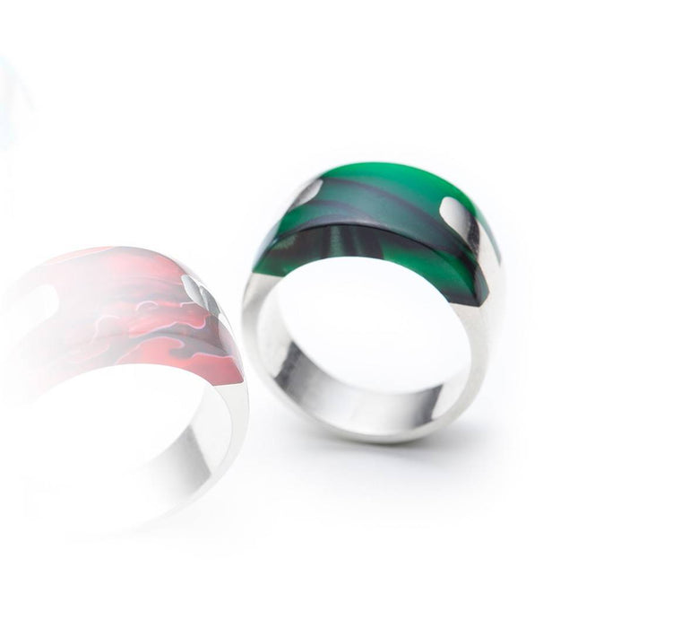 Modèle bague rainures