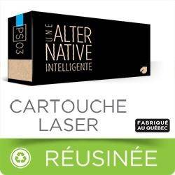 Rce322a - cartouche laser recyclée québécoise hp ce322a - jaune - 1 300 pages à 5% de couverture de page