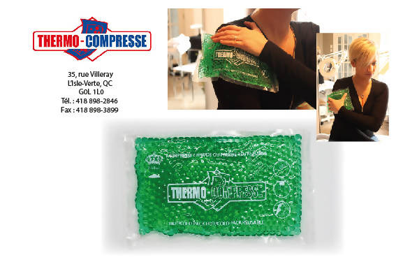 Compresse chaude ou froide 6’’x10’’