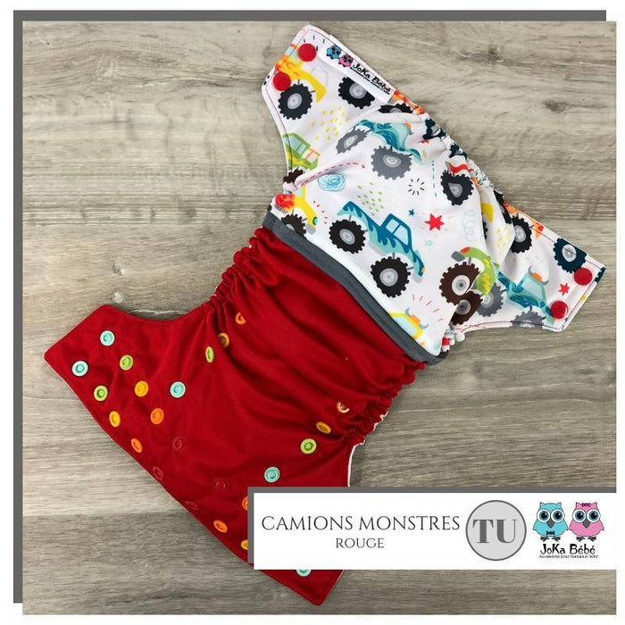 Couche lavable 1.0 édition limitée camions monstres