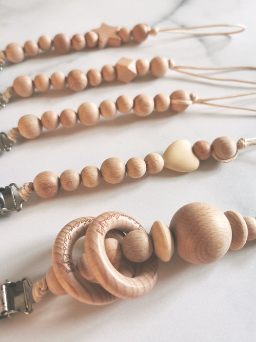 Attache suce bois étoiles