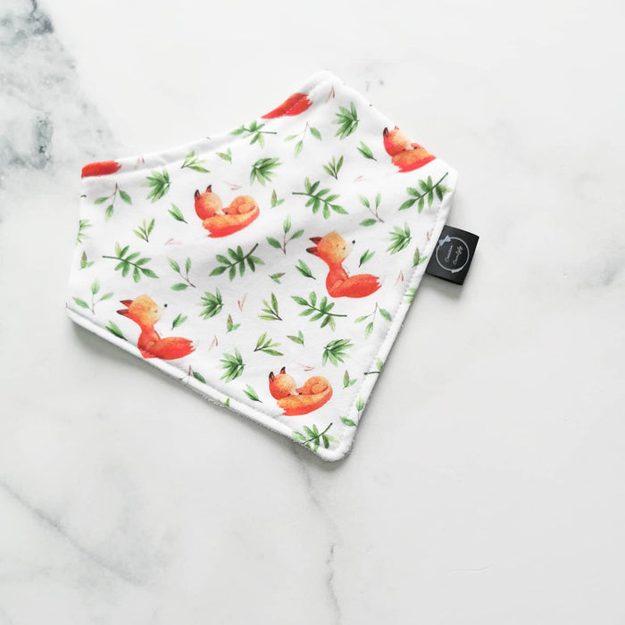 Bavoir à motits petit renard