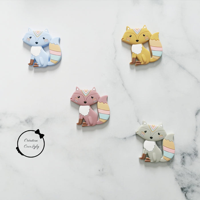 Jouet de dentition renards