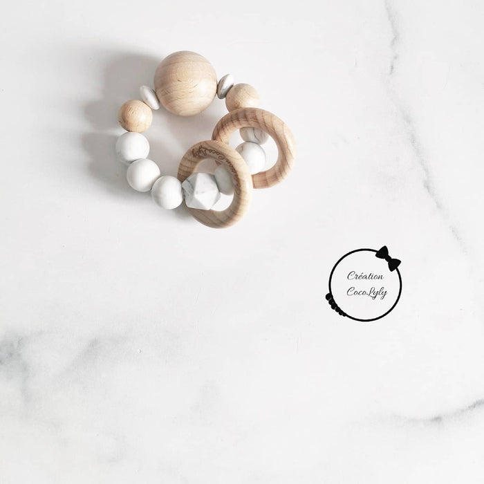 Hochet de dentition simple mabre