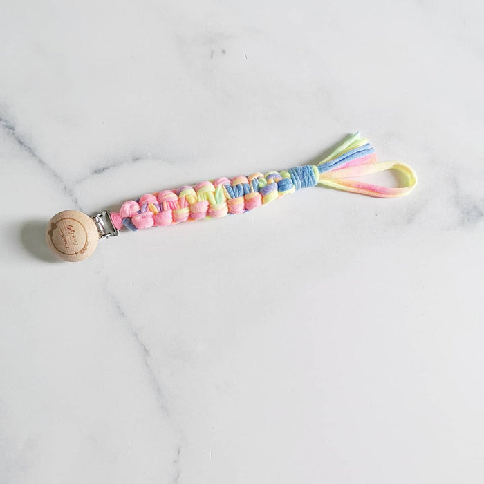 Attache suce tressé tie-dye