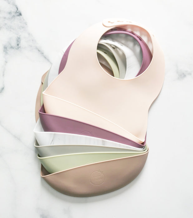 Bavettes en silicone uni