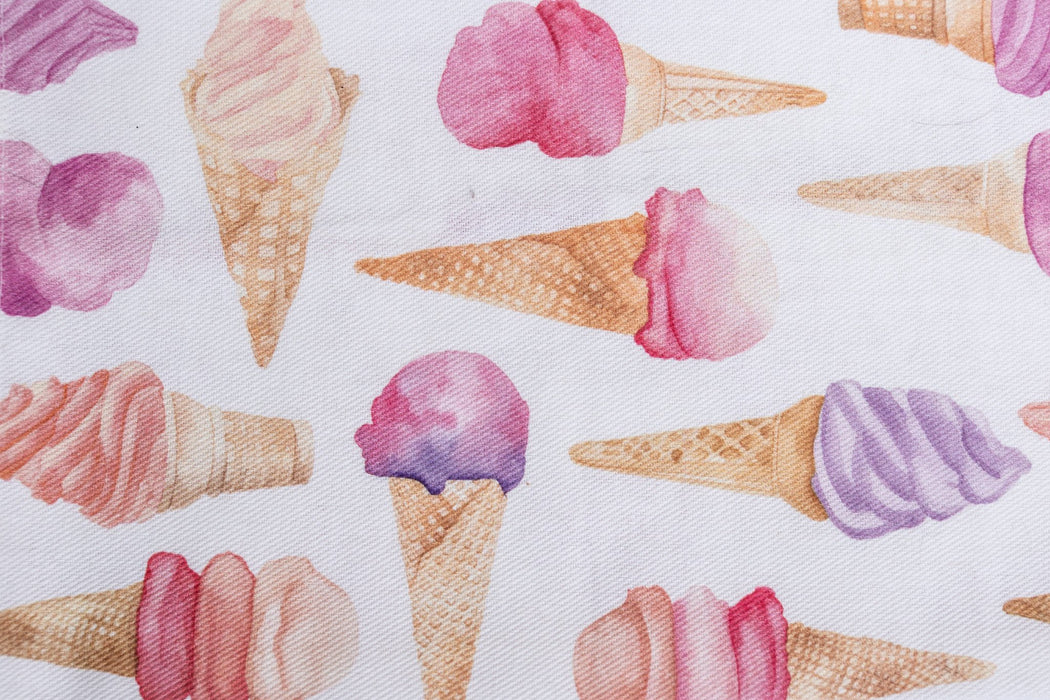 "glaces - ice cream" - linge de maison / kitchen linen