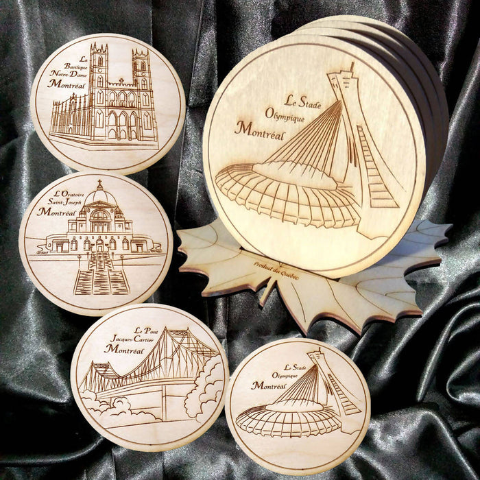 Ensemble de sous-verres montréal